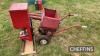 Seed broadcaster/slug pelleter together with gas powered bird scarers and pedestrian applicator - 6