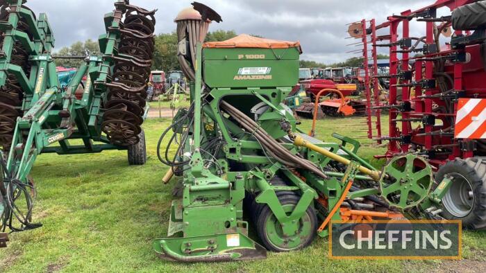 2002 Amazone AD-P303 Drill Combination c/w 3m power harrow, special disc drill hydraulic markers & hydraulic pressure adjustment. Control box in office Direct from farm machine, selling due to purchase of new machine