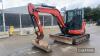 2015 Kubota U48-4 Excavator c/w rubber tracks, piped, front blade, 3no. buckets, hydraulic quick hitch Ser. No. 52744 - 4