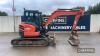 2015 Kubota U48-4 Excavator c/w rubber tracks, piped, front blade, 3no. buckets, hydraulic quick hitch Ser. No. 52744 - 13