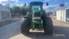 2008 John Deere 7530 Tractor c/w 50k, Auto Power Reg. No. FX58 FDN Ser. No. LO7530R586232 - 2