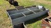 3no. galvanised water troughs, 9ft - 2