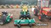 John Deere F935 Out Front Mower c/w Wessex FRX 150 flail head