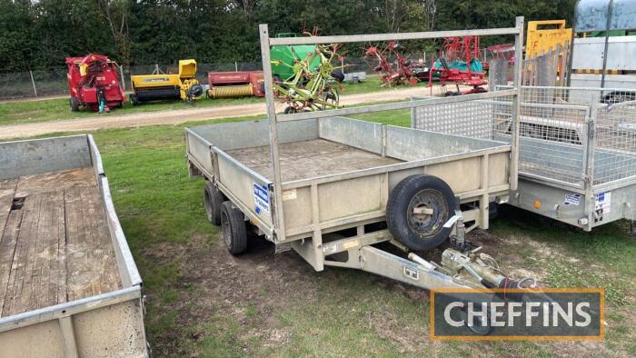 Ifor Williams 12ft Low Loader Trailer c/w ramps, sides, load support legs