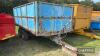 Weeks Twin Axle Tipping Trailer Max weight 9247kg UNRESERVED LOT - 2