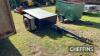 Blue Single Axle Trailer - 2