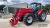 Massey Ferguson 6475 Dyna 6 Tractor c/w 50kph, air brakes, MF 966 power loader Reg. No. SP09 BHY Ser. No. T253020 - 4