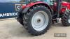 Massey Ferguson 6475 Dyna 6 Tractor c/w 50kph, air brakes, MF 966 power loader Reg. No. SP09 BHY Ser. No. T253020 - 13