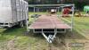 Taylors Trailers Ltd Twin Axle 3ton Portaloo Transport Trailer c/w guard rails