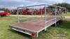 Taylors Trailers Ltd Twin Axle 3ton Portaloo Transport Trailer c/w guard rails - 6