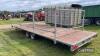 Taylors Trailers Ltd Twin Axle 3ton Portaloo Transport Trailer c/w guard rails - 8