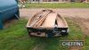 Boat Road Trailer & Dinghy c/w row locks in office UNRESERVED LOT - 4