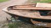 Boat Road Trailer & Dinghy c/w row locks in office UNRESERVED LOT - 15