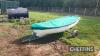 Boat Road Trailer & Dinghy c/w row locks in office UNRESERVED LOT - 2