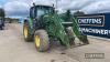 John Deere 6630 Premium Tractor c/w 40kph PowrQuad, TLS, 3 mechanical rear valves, HMS, John Deere 663 loader, mechancial levelling, multi coupler, Euro carriage, 460/85R38 & 380/85R24 tyres Hours: approx 11,676 Reg. No. WK56 EBO Ser. No. LO6630G5130