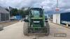 John Deere 6630 Premium Tractor c/w 40kph PowrQuad, TLS, 3 mechanical rear valves, HMS, John Deere 663 loader, mechancial levelling, multi coupler, Euro carriage, 460/85R38 & 380/85R24 tyres Hours: approx 11,676 Reg. No. WK56 EBO Ser. No. LO6630G5130 - 2