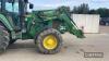 John Deere 6630 Premium Tractor c/w 40kph PowrQuad, TLS, 3 mechanical rear valves, HMS, John Deere 663 loader, mechancial levelling, multi coupler, Euro carriage, 460/85R38 & 380/85R24 tyres Hours: approx 11,676 Reg. No. WK56 EBO Ser. No. LO6630G5130 - 15