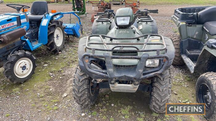 2009 Honda TRX500FM Quad Bike c/w registration documents in office Road registered. 1 owner. Direct from farm Reg. No. AY09 DJV