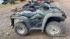 2009 Honda TRX500FM Quad Bike c/w registration documents in office Road registered. 1 owner. Direct from farm Reg. No. AY09 DJV - 3