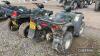 2009 Honda TRX500FM Quad Bike c/w registration documents in office Road registered. 1 owner. Direct from farm Reg. No. AY09 DJV - 4