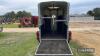 1998 Ifor Williams HB505 2 Horse Trailer Ser. No. 233261 UNRESERVED LOT - 8