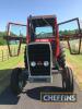 1982 MASSEY FERGUSON 590 4cylinder diesel TRACTOR Reg. No. AKH 959X Serial No. SMHB381451 Fitted with cab, PTO, PUH, 8speed gearbox, power steering and Goodyear tyres all round. The vendor reports this Massey runs well and still presents in its origina - 11