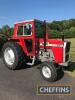 1982 MASSEY FERGUSON 590 4cylinder diesel TRACTOR Reg. No. AKH 959X Serial No. SMHB381451 Fitted with cab, PTO, PUH, 8speed gearbox, power steering and Goodyear tyres all round. The vendor reports this Massey runs well and still presents in its origina - 12