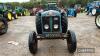 FORDSON Super Major 4cylinder diesel TRACTOR Reg. No. 144 XBH Fitted with LiveDrive PTO, side belt pulley, rear linkage and drawbar. Supplied by W.Harold Perry Ltd, Potters Bar. The vendor reports that this tractor has recorded only 1,900 hours - 2