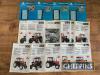 Massey Ferguson 300 series tractor brochures and International engine literature