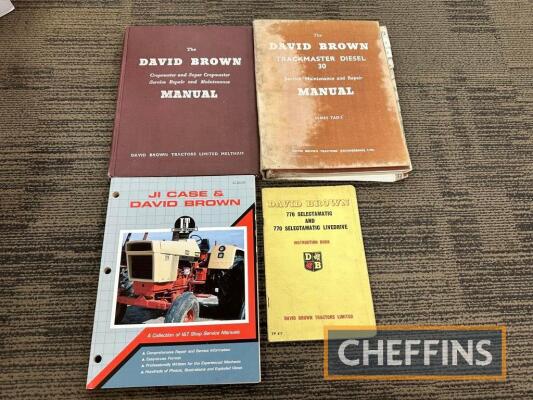 David Brown, qty of instruction and repair manuals etc to inc' 770/770 Selectamatic