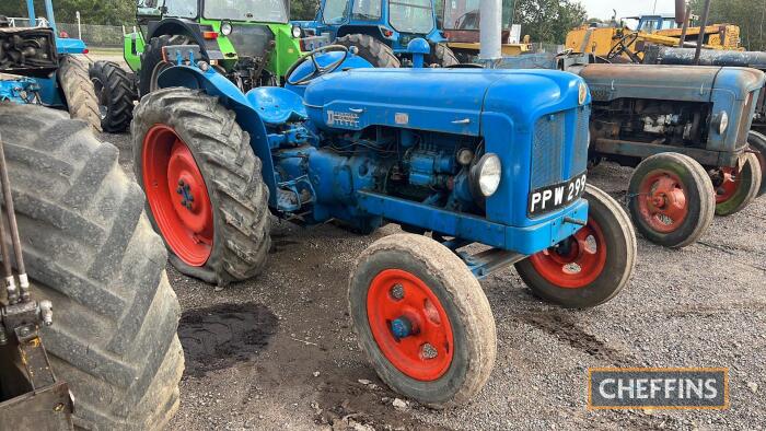 1954 FORDSON Diesel Major TRACTOR Reg. No. PPW 299 Serial No. 530E6237 Originally supplied by W.H King of Kings Lynn. Fitted with lighting kit