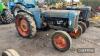 FORDSON Diesel Major TRACTOR Reg. No. DJE 617 (expired)