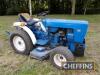 1984 FORD 1100 2WD COMPACT TRACTOR Fitted with PTO, rear hydraulic arms and mid-mounted mower deck. Originally supplied by P.A Turney, Middleton Stoney - 2