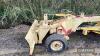 MASSEY FERGUSON 175 4cylinder diesel GRADER A 175 skid unit fitted to a track/road grader chassis with levelling grader bade and mid mounted angled blade. Vendor reports it was used for maintaining farm tracks but no longer required - 2