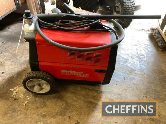 2014 Clarke MIG 135TE welding set c/w gas, accessories and handbook