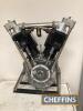 M.A.G. 1100cc air cooled 2C9 A V twin engine No.60954 this inlet over exhaust configured motorcycle engine was originally purchased from Australia for a Brough Superior project but proved too large to fit. Stated to have been rebuilt to original specifica