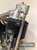 M.A.G. 1100cc air cooled 2C9 A V twin engine No.60954 this inlet over exhaust configured motorcycle engine was originally purchased from Australia for a Brough Superior project but proved too large to fit. Stated to have been rebuilt to original specifica - 3