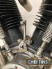 M.A.G. 1100cc air cooled 2C9 A V twin engine No.60954 this inlet over exhaust configured motorcycle engine was originally purchased from Australia for a Brough Superior project but proved too large to fit. Stated to have been rebuilt to original specifica - 4