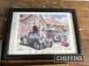 Ford Motor Company Model T advertising mirror together with other Automotive prints and pictures - 4