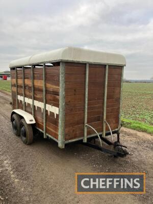 Original Smiths tandem axle livestock trailer