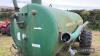 1995 Fraser FV7000 single axle c.1,500gal slurry tanker (green) Serial No. 1664 - 15