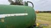 1995 Fraser FV7000 single axle c.1,500gal slurry tanker (green) Serial No. 1664 - 20