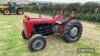 Massey Ferguson 35 Reg. No. UBT 189 Serial No. SDM5545 - 3