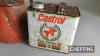 3no. Esso oil pouring jugs together with Castrol Super TT two stroke oil can and Reilang oil applicator - 5