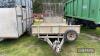 2016 Ifor Williams LM146GBT Beaver Tail Trailer c/w full ramp Ser. No. 5131783 UNRESERVED LOT