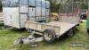 2016 Ifor Williams LM146GBT Beaver Tail Trailer c/w full ramp Ser. No. 5131783 UNRESERVED LOT - 11