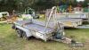 Twin Axle Trailer c/w Hiab. Used for delivering bags of logs - 2