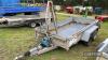 Twin Axle Trailer c/w Hiab. Used for delivering bags of logs - 11