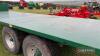 2018 Bailey 26ft tandem axle flat bed bale trailer - 8