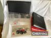 Massey Ferguson logo's briefcase, ring binders, plaque and showroom brochure holders (6)